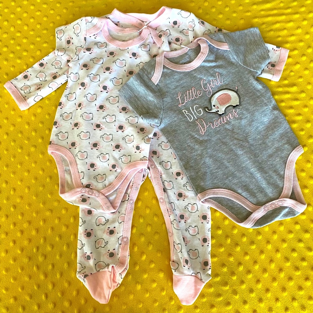 NWT Quiltex Baby Girl Big Dream Set